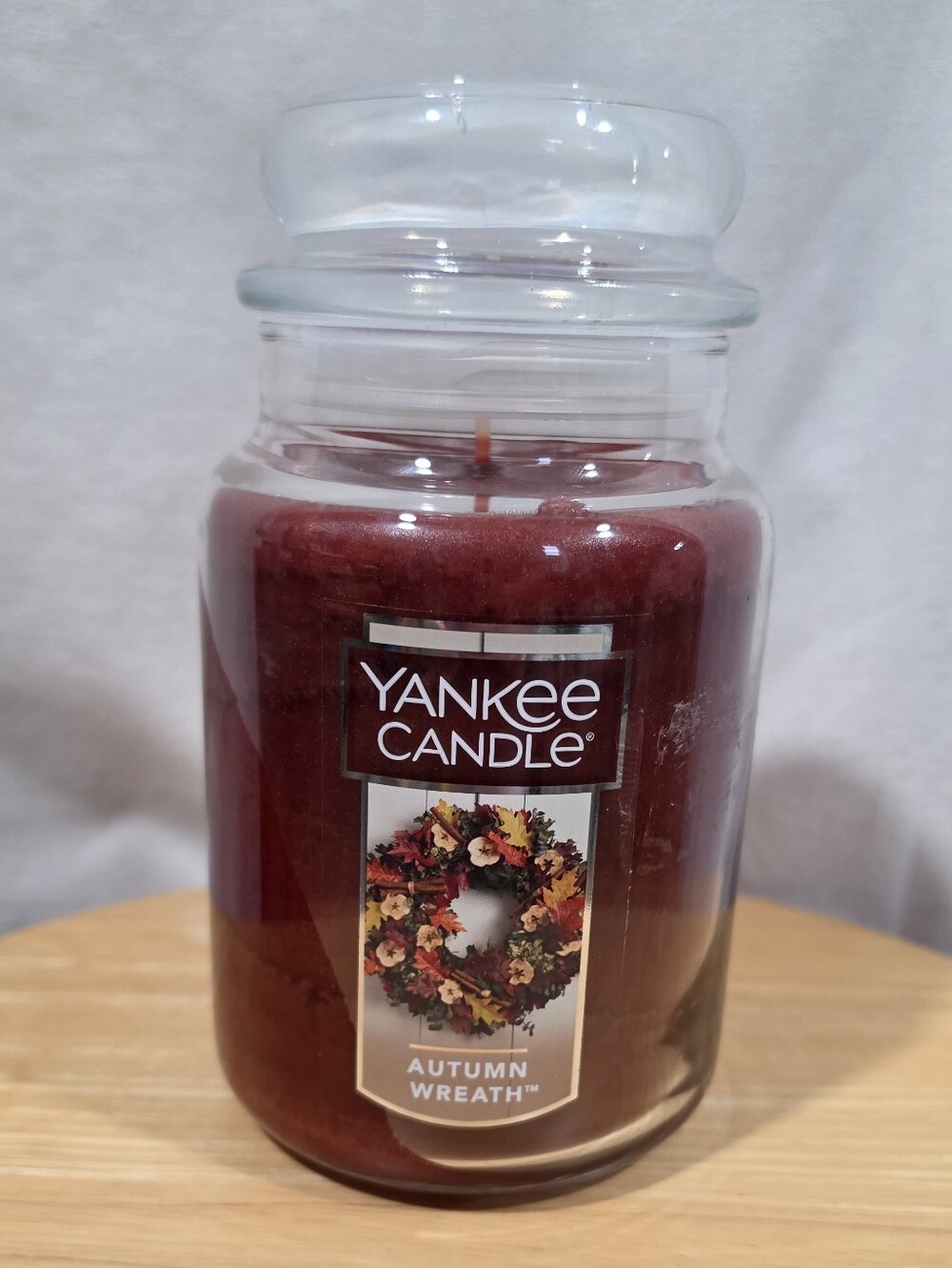Yankee Candle Autumn Wreath 22oz Large Jar Fall Candle